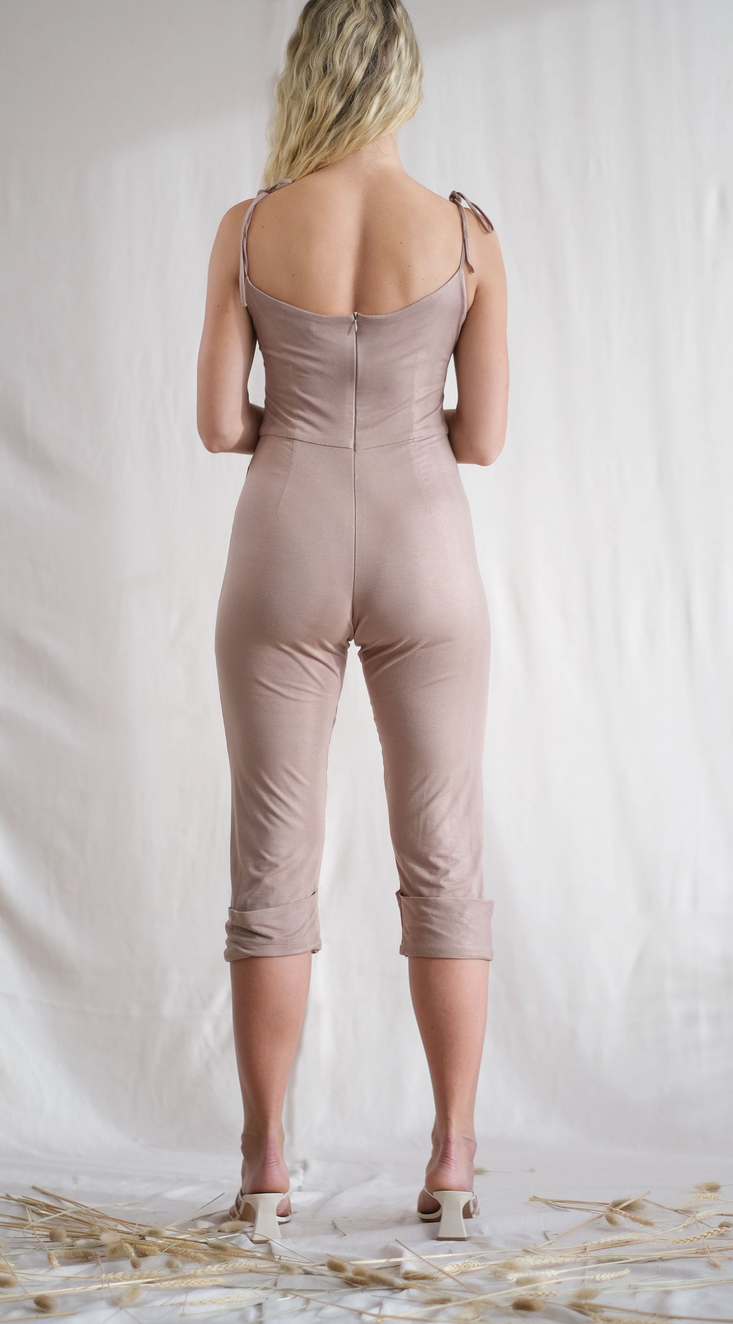 Fai elastane jumpsuit - African violet