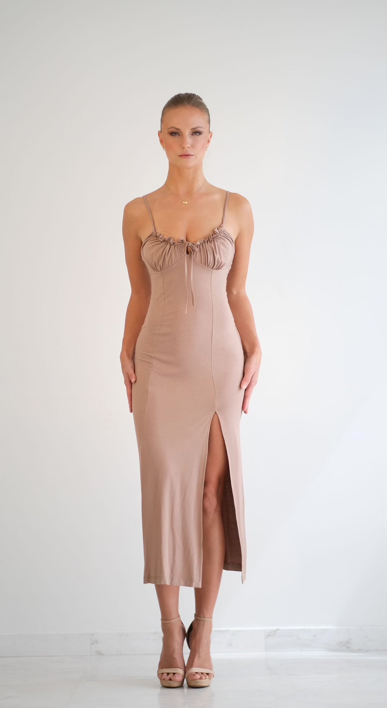 Joelle Dress - Khaki