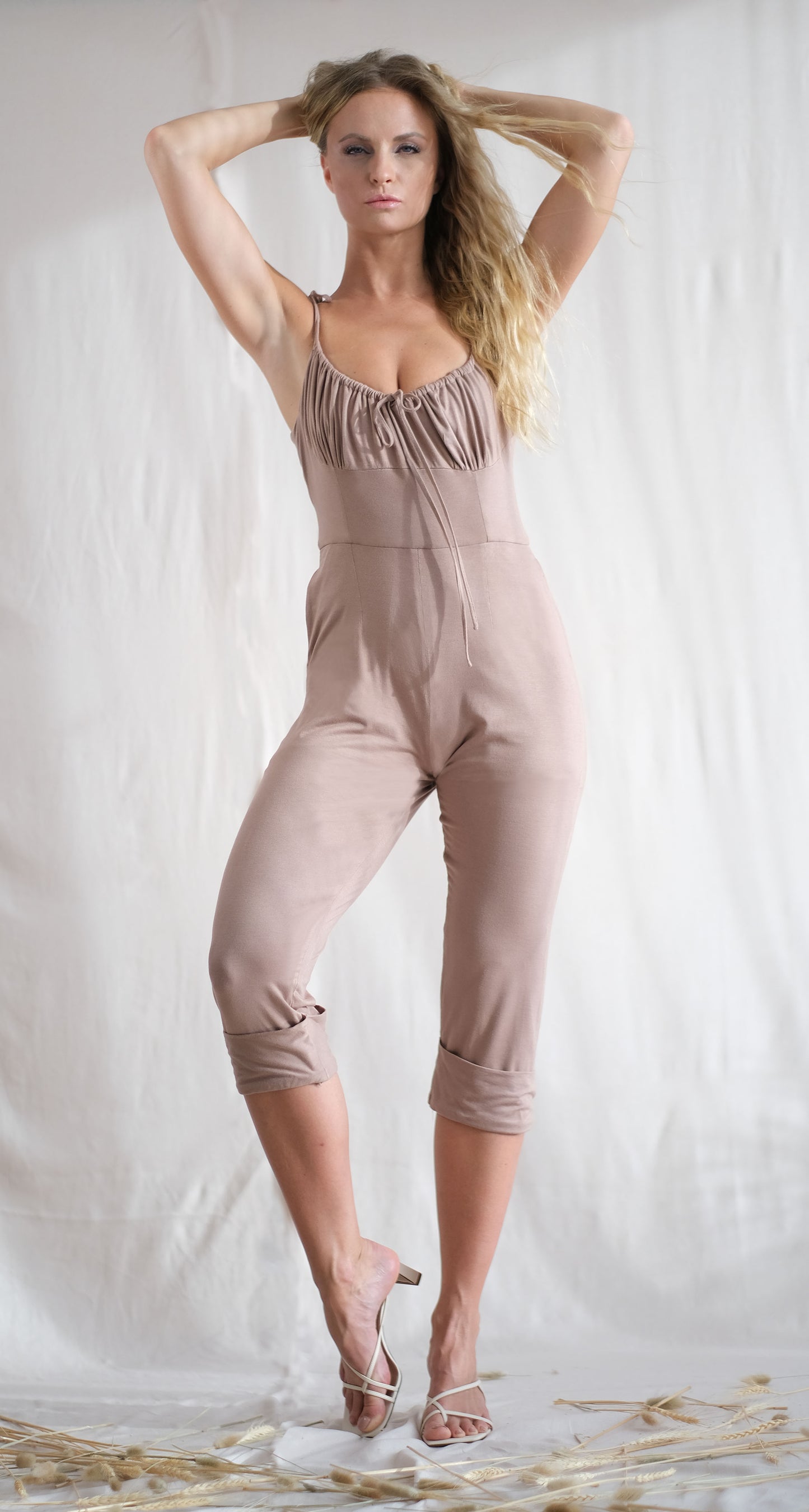 Fai elastane jumpsuit - African violet