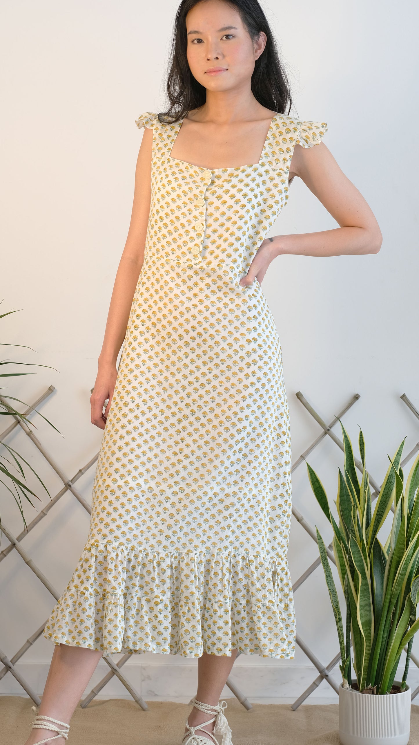 Lila dress - Yellow Butti