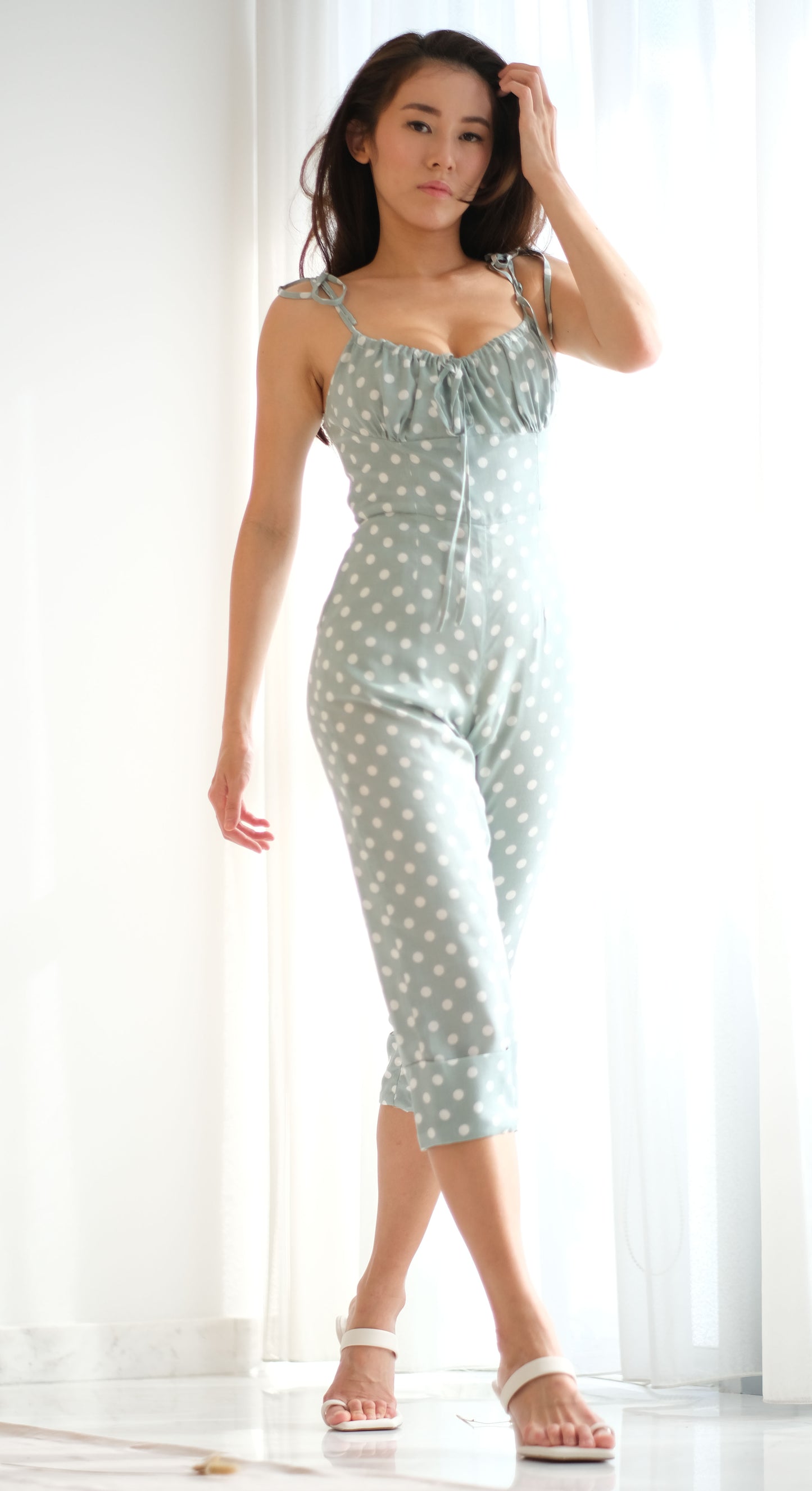 Fai Polkadot Jumpsuit