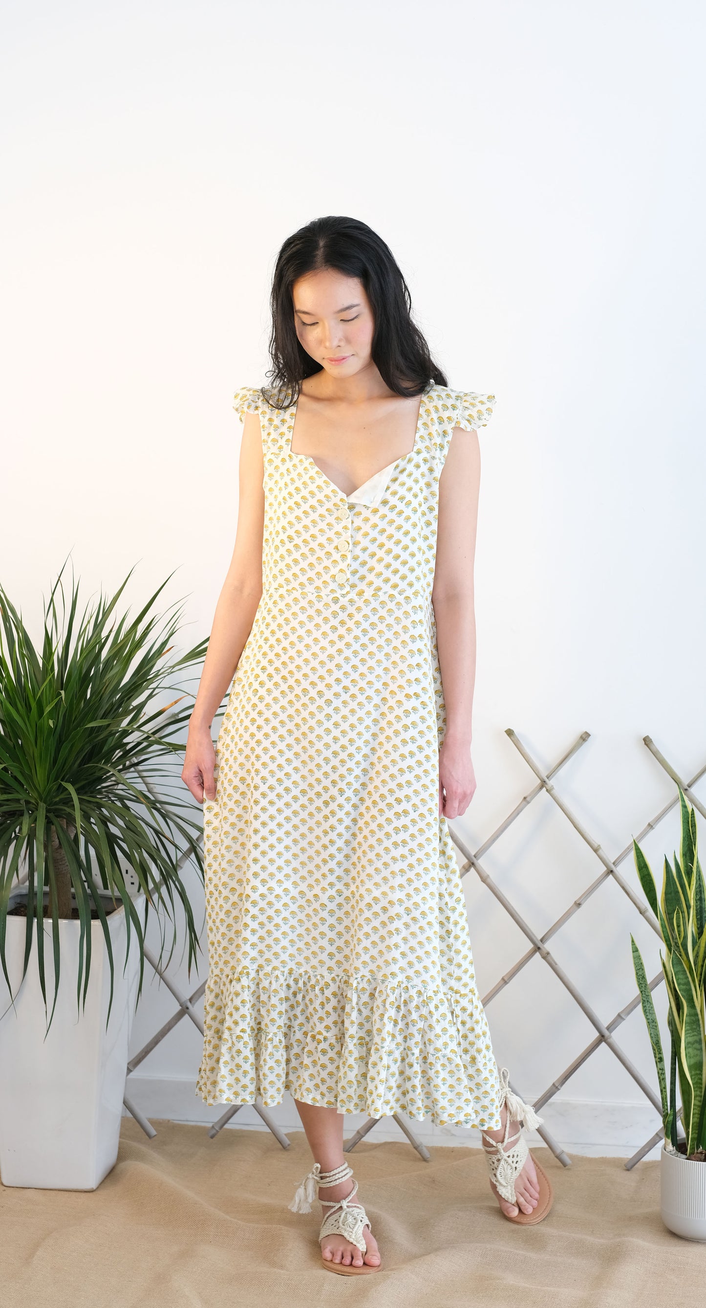 Lila dress - Yellow Butti