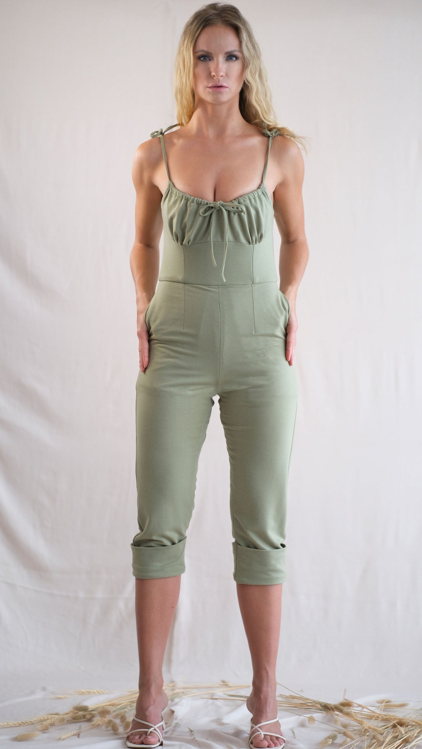 Fai elastane Jumpsuit - Green