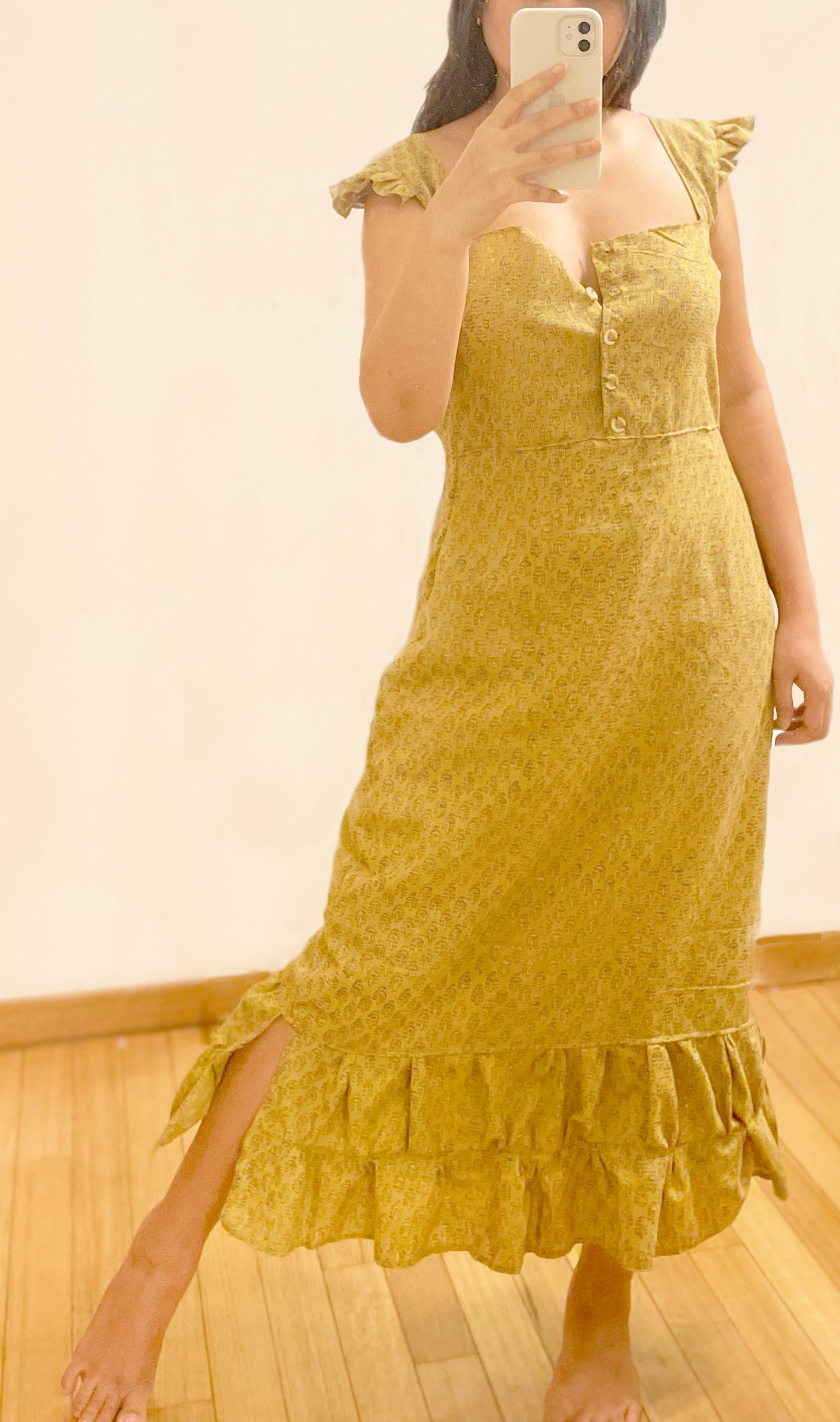 Lila dress - Mustard