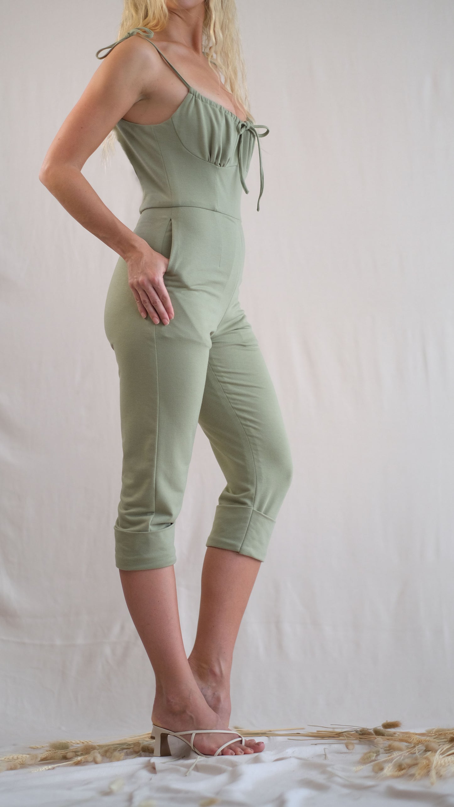 Fai elastane Jumpsuit - Green