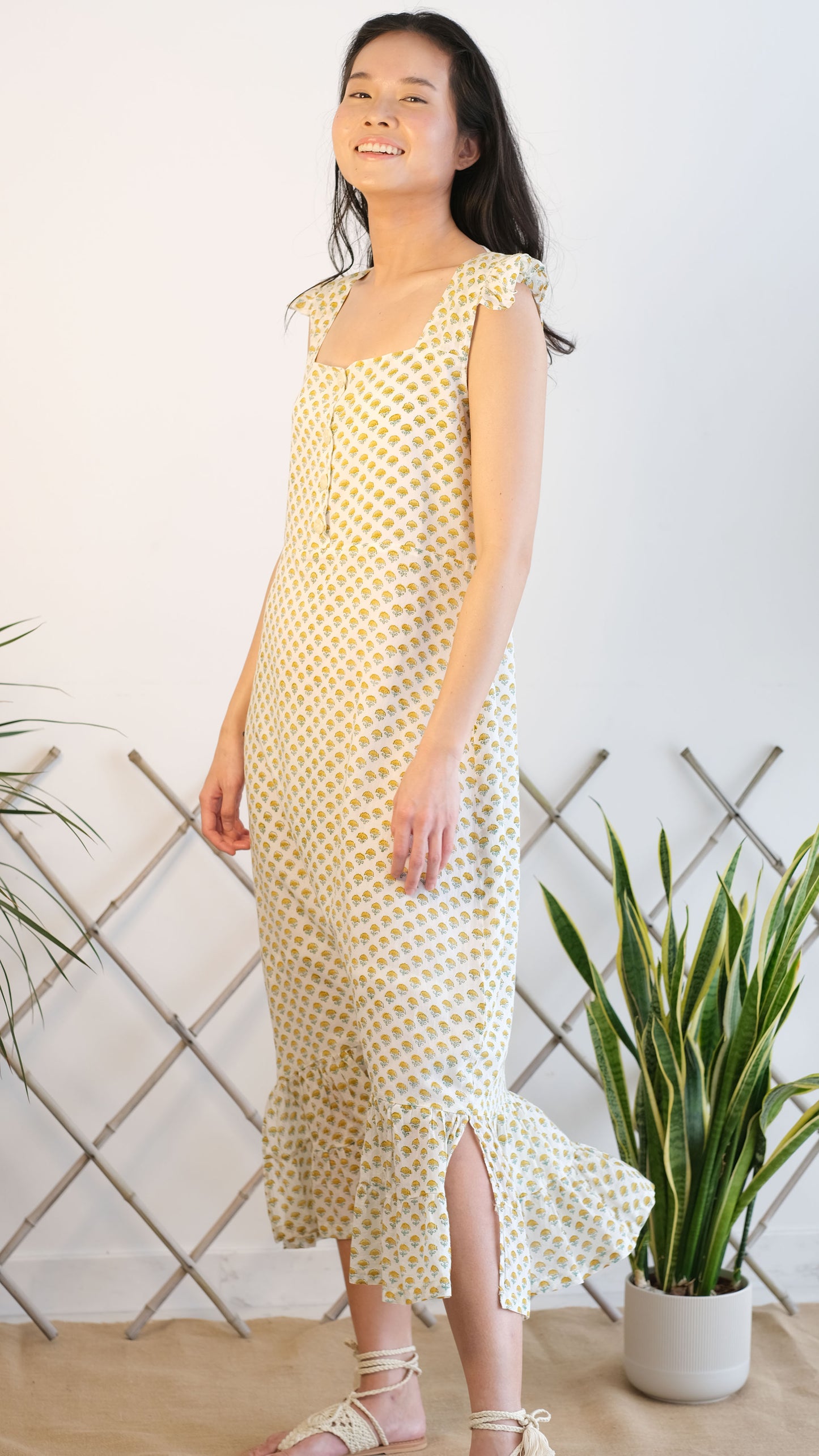 Lila dress - Yellow Butti