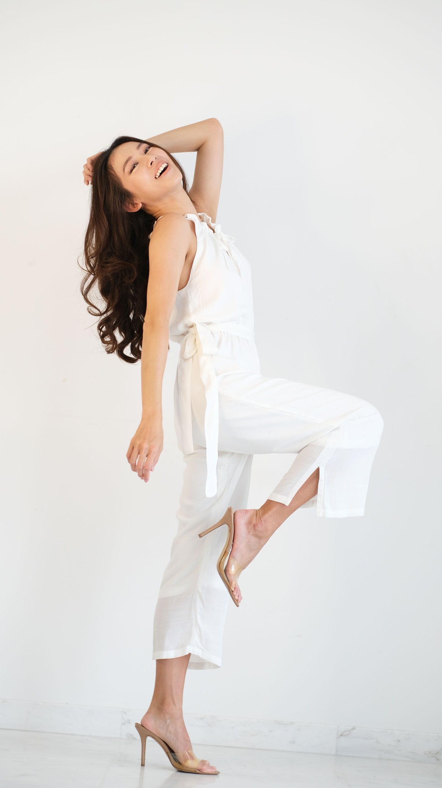 Lea Jumpsuit - Wimborne white