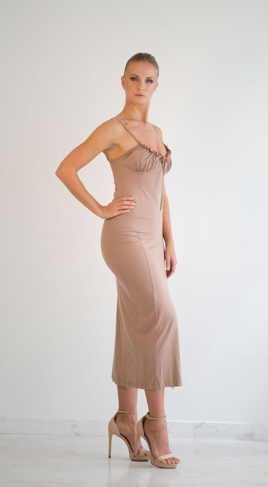 
                  
                    Joelle Dress - Khaki
                  
                